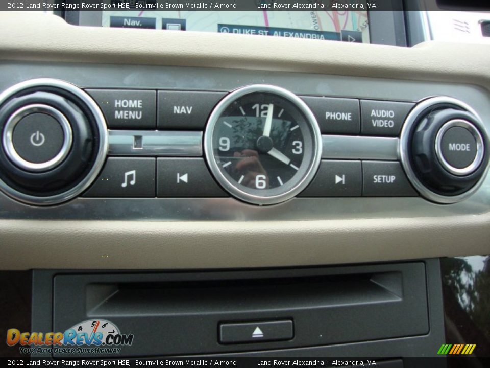 2012 Land Rover Range Rover Sport HSE Bournville Brown Metallic / Almond Photo #30