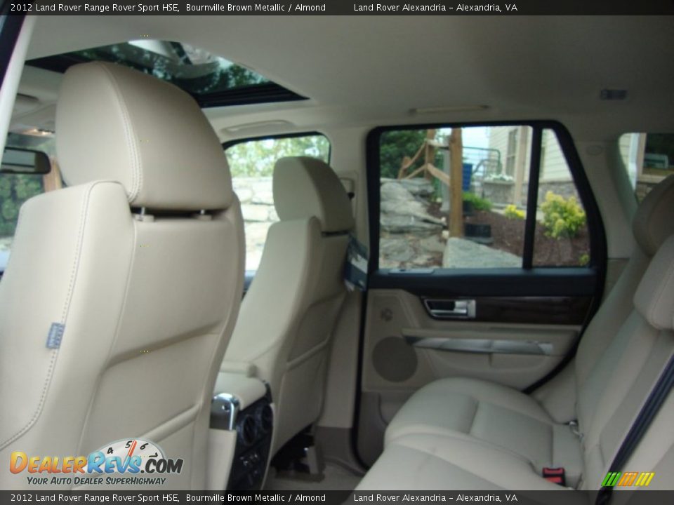 2012 Land Rover Range Rover Sport HSE Bournville Brown Metallic / Almond Photo #36