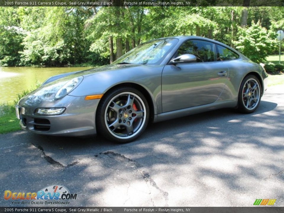 2005 Porsche 911 Carrera S Coupe Seal Grey Metallic / Black Photo #1