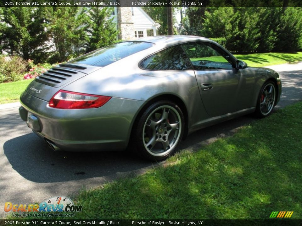2005 Porsche 911 Carrera S Coupe Seal Grey Metallic / Black Photo #6