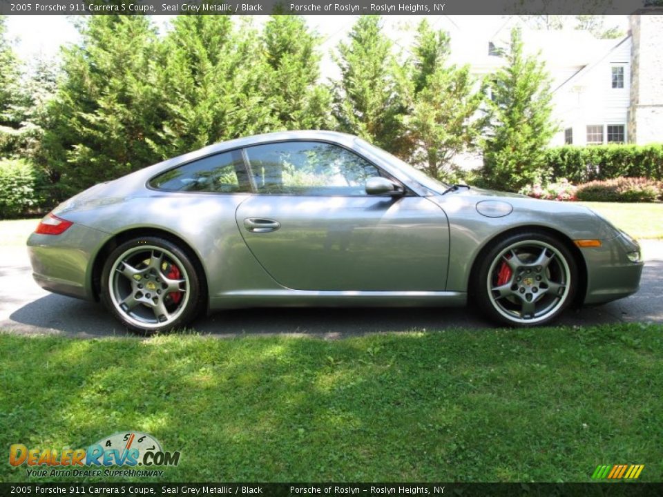 2005 Porsche 911 Carrera S Coupe Seal Grey Metallic / Black Photo #7
