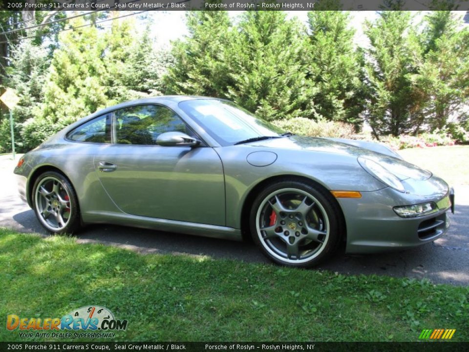 2005 Porsche 911 Carrera S Coupe Seal Grey Metallic / Black Photo #8