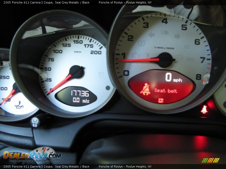 2005 Porsche 911 Carrera S Coupe Seal Grey Metallic / Black Photo #17
