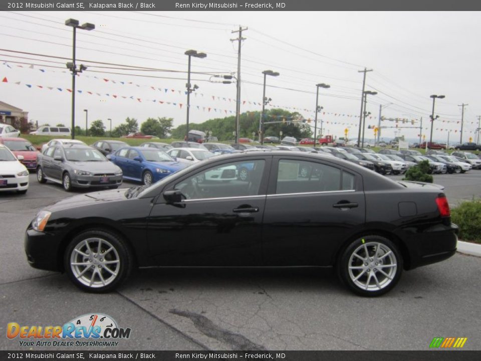 2012 Mitsubishi Galant SE Kalapana Black / Black Photo #2