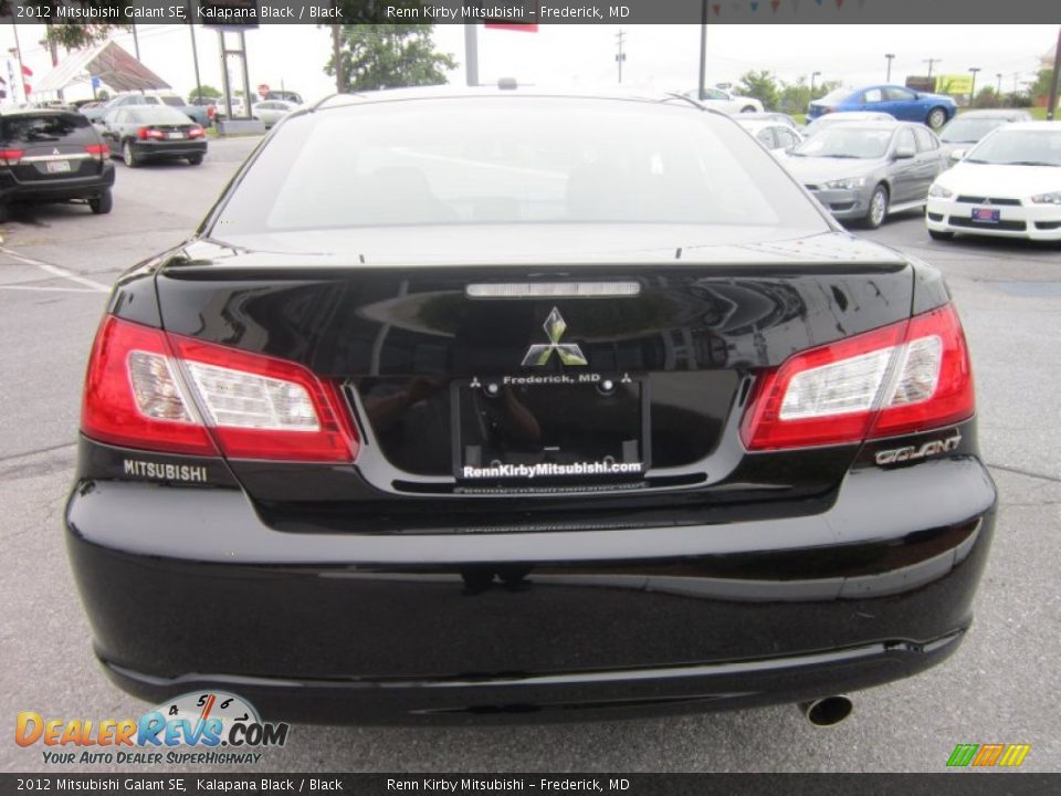 2012 Mitsubishi Galant SE Kalapana Black / Black Photo #4