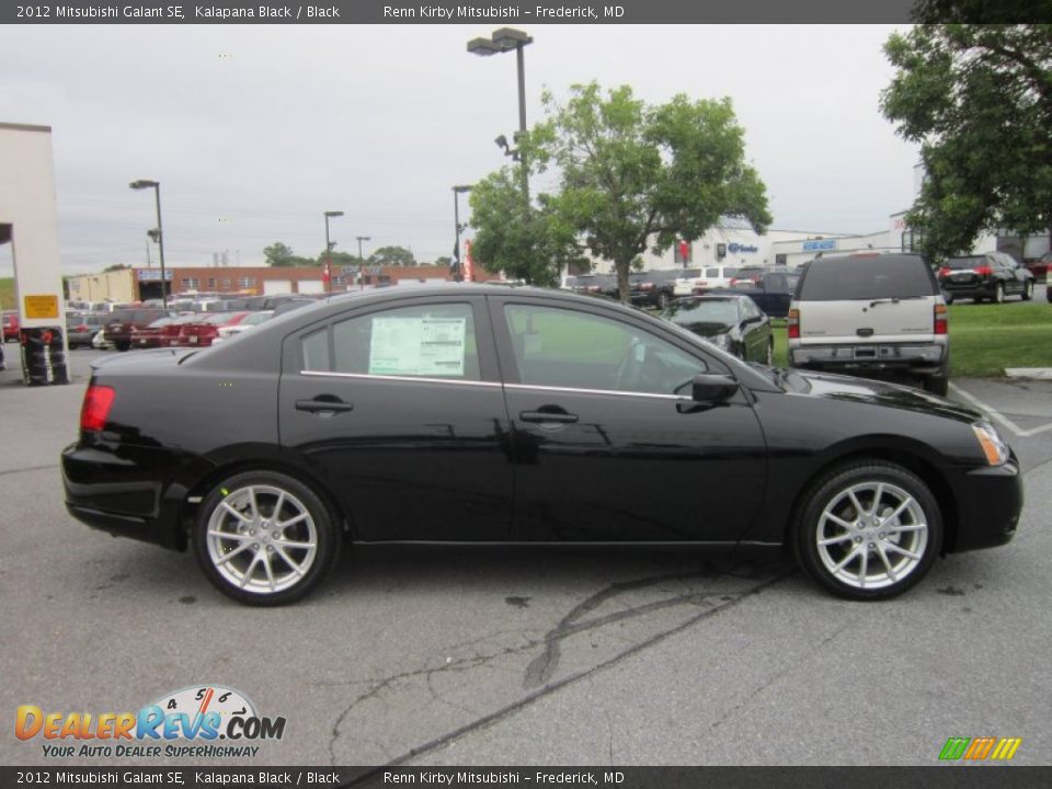 2012 Mitsubishi Galant SE Kalapana Black / Black Photo #6