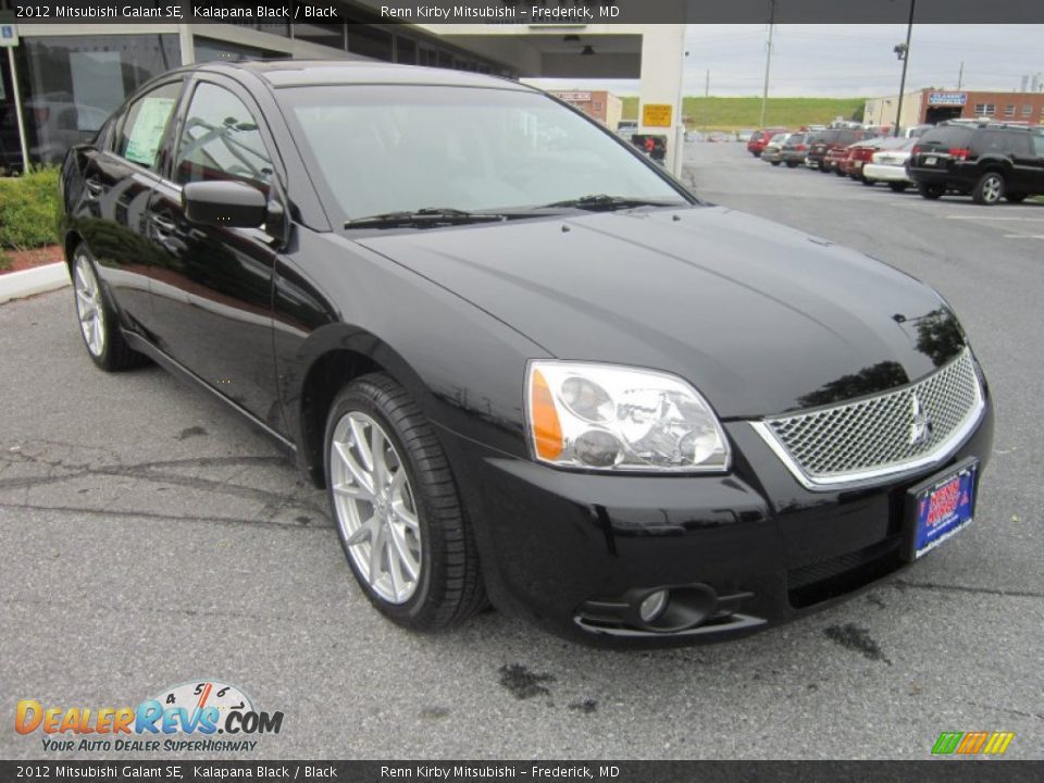 2012 Mitsubishi Galant SE Kalapana Black / Black Photo #7
