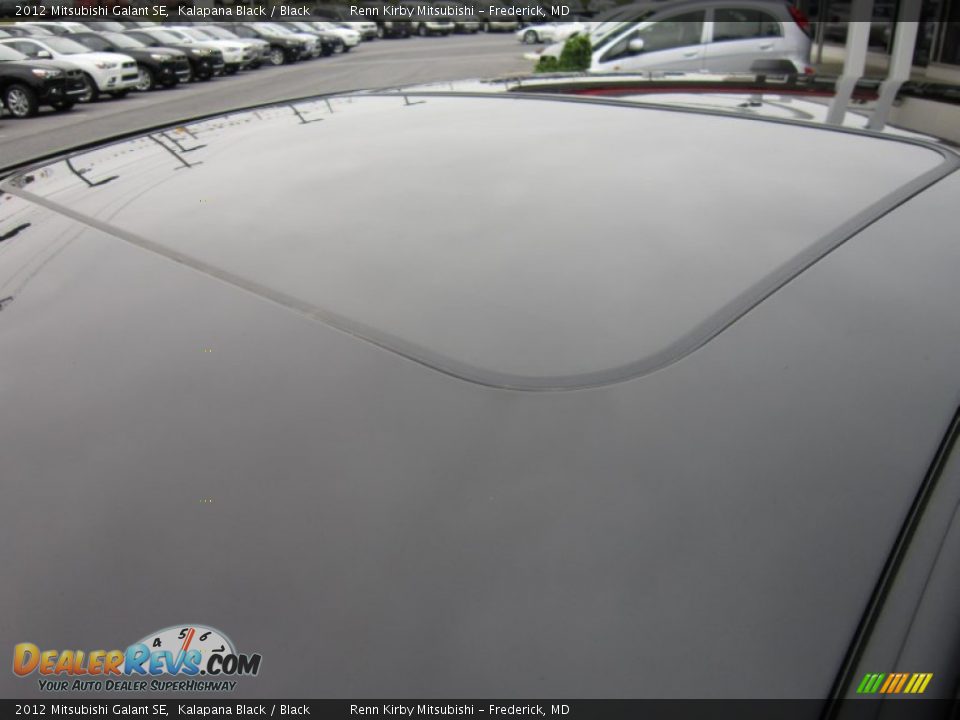 2012 Mitsubishi Galant SE Kalapana Black / Black Photo #9