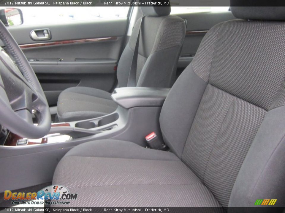 2012 Mitsubishi Galant SE Kalapana Black / Black Photo #10