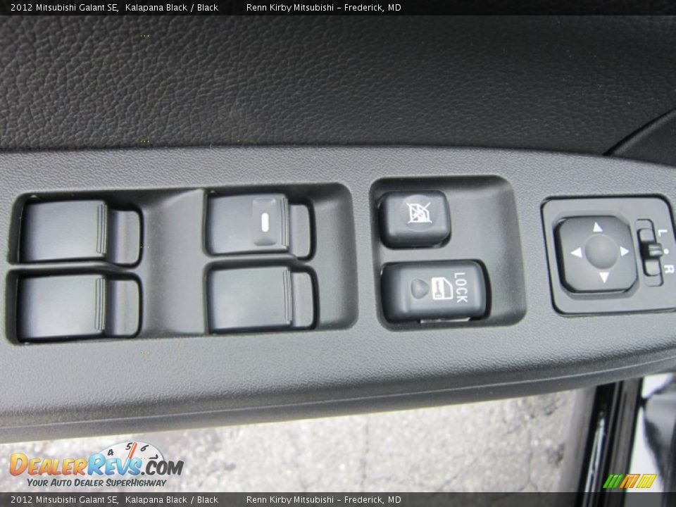 2012 Mitsubishi Galant SE Kalapana Black / Black Photo #11