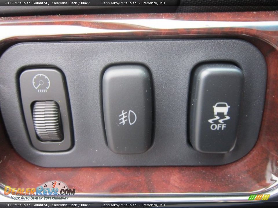 2012 Mitsubishi Galant SE Kalapana Black / Black Photo #12