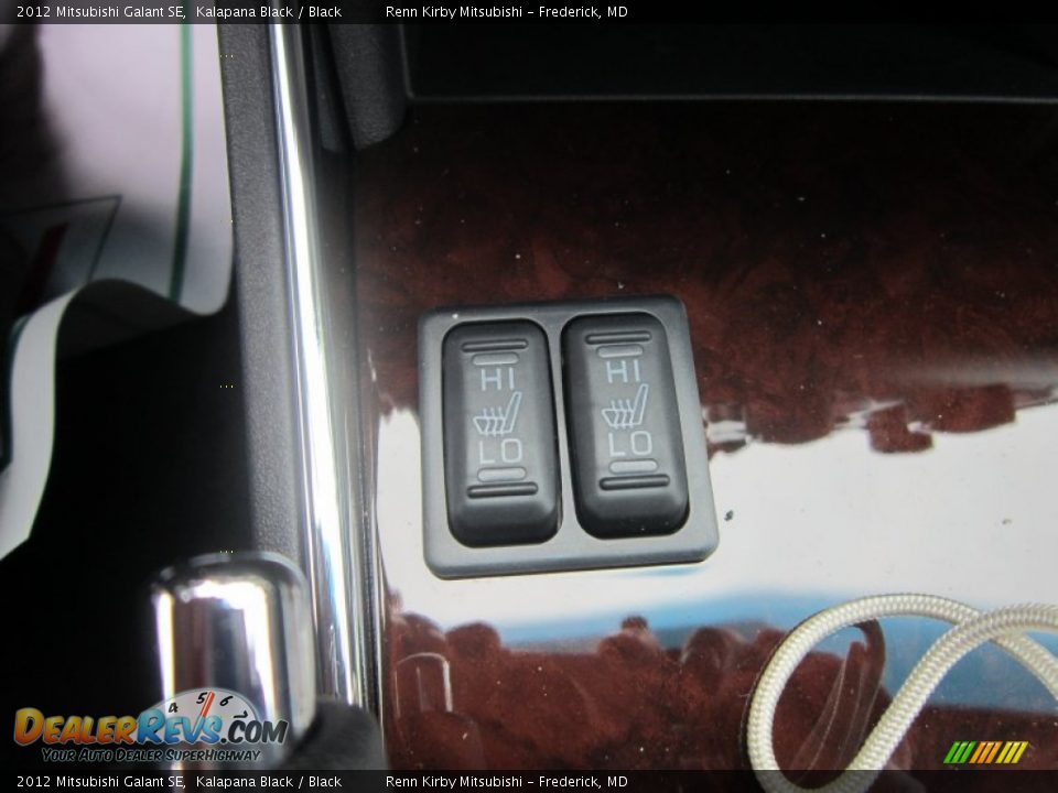 2012 Mitsubishi Galant SE Kalapana Black / Black Photo #16