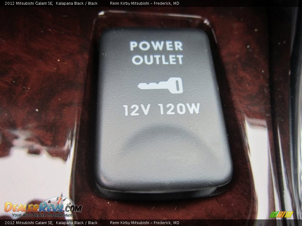 2012 Mitsubishi Galant SE Kalapana Black / Black Photo #17