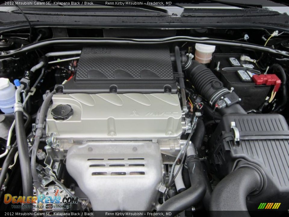 2012 Mitsubishi Galant SE Kalapana Black / Black Photo #24