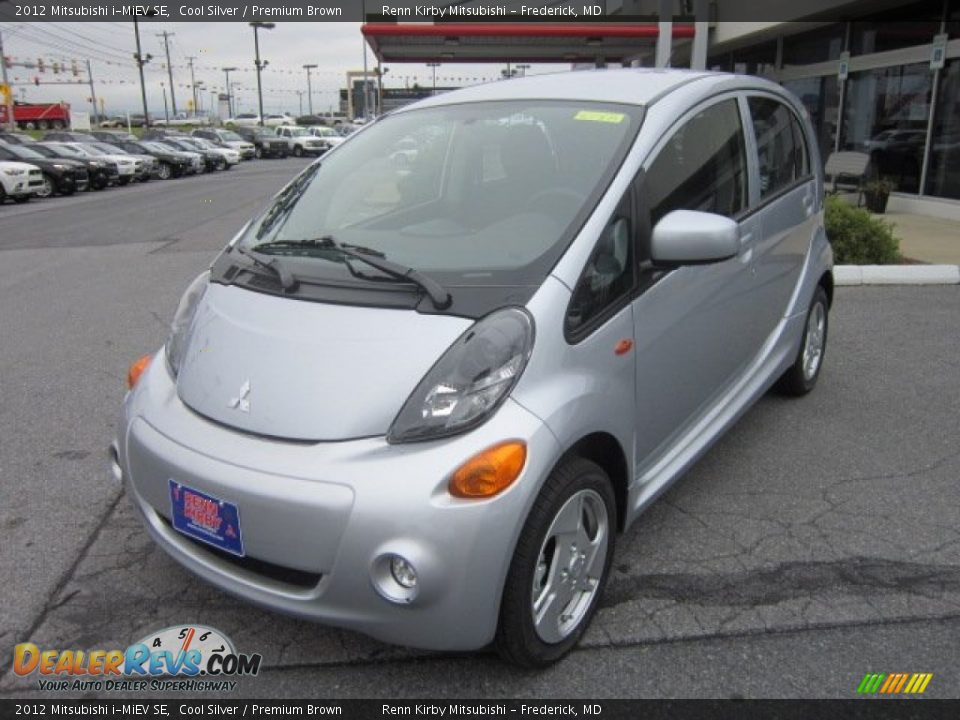 2012 Mitsubishi i-MiEV SE Cool Silver / Premium Brown Photo #1