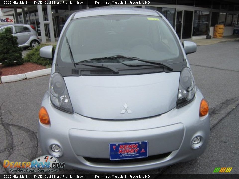 2012 Mitsubishi i-MiEV SE Cool Silver / Premium Brown Photo #9