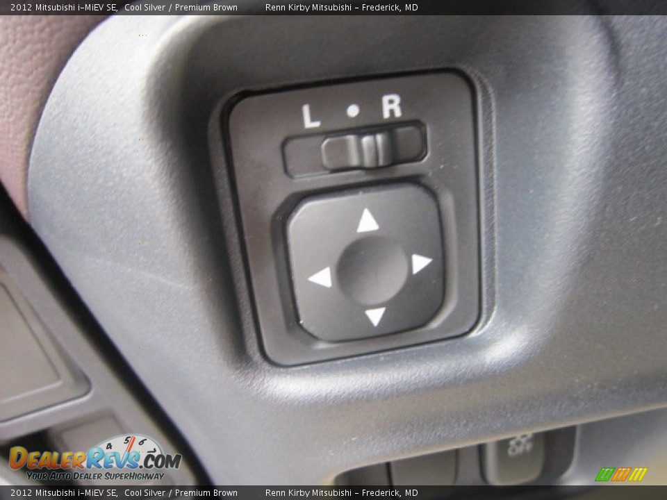 2012 Mitsubishi i-MiEV SE Cool Silver / Premium Brown Photo #10