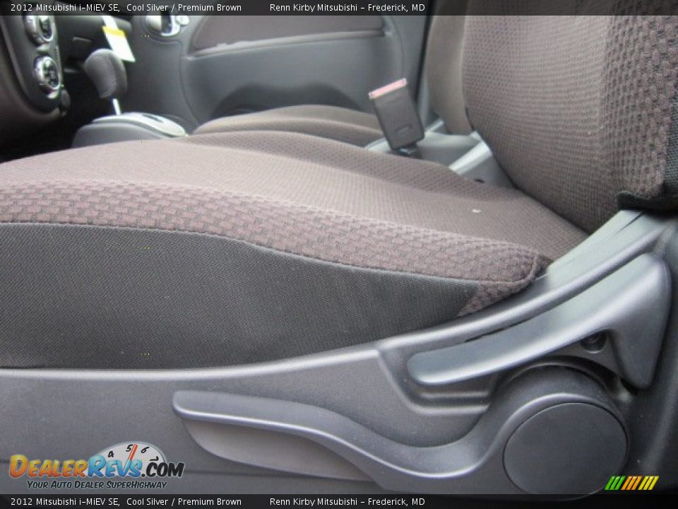 Front Seat of 2012 Mitsubishi i-MiEV SE Photo #13