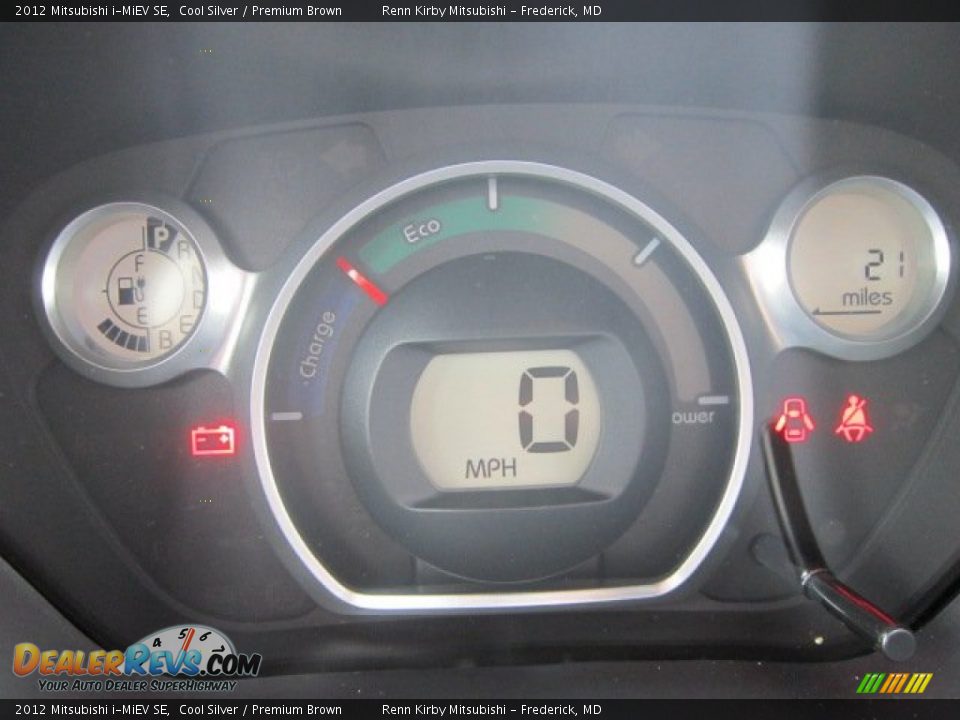 2012 Mitsubishi i-MiEV SE Gauges Photo #14