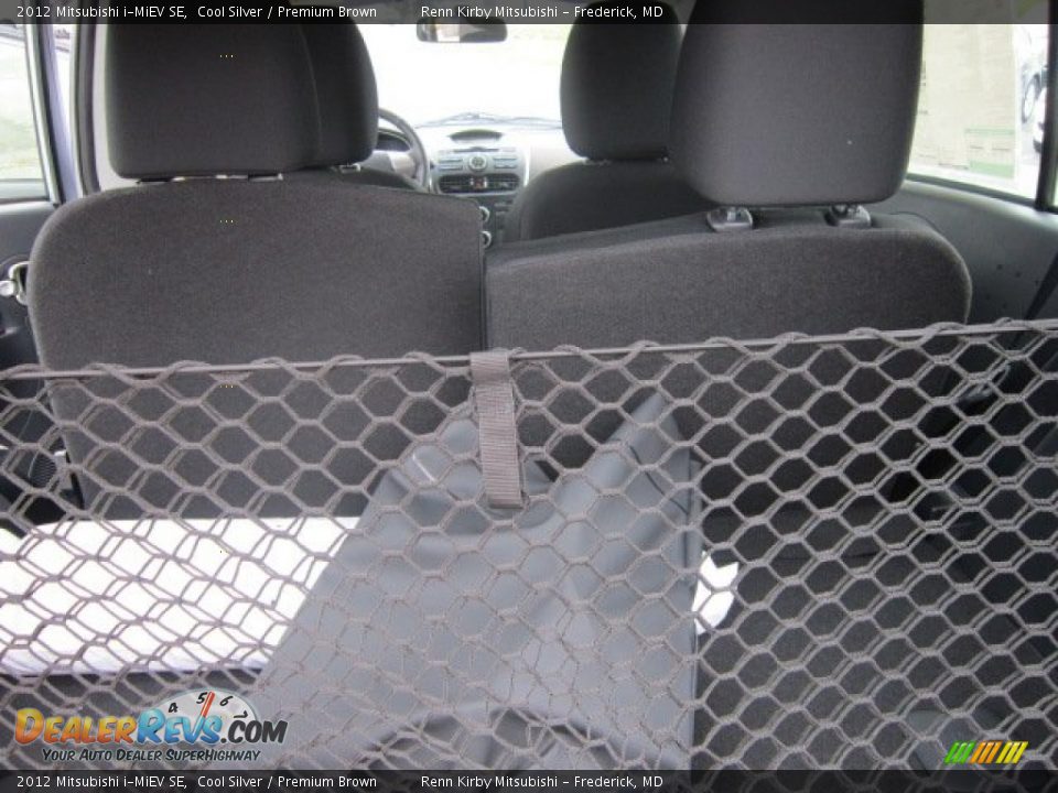 2012 Mitsubishi i-MiEV SE Cool Silver / Premium Brown Photo #19