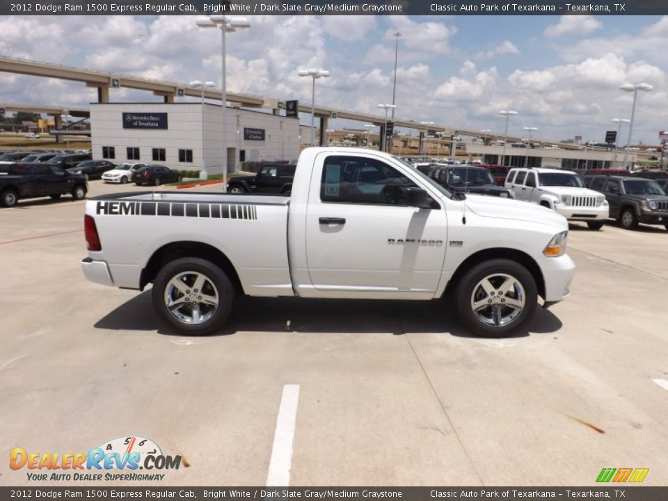 2012 Dodge Ram 1500 Express Regular Cab Bright White / Dark Slate Gray/Medium Graystone Photo #6