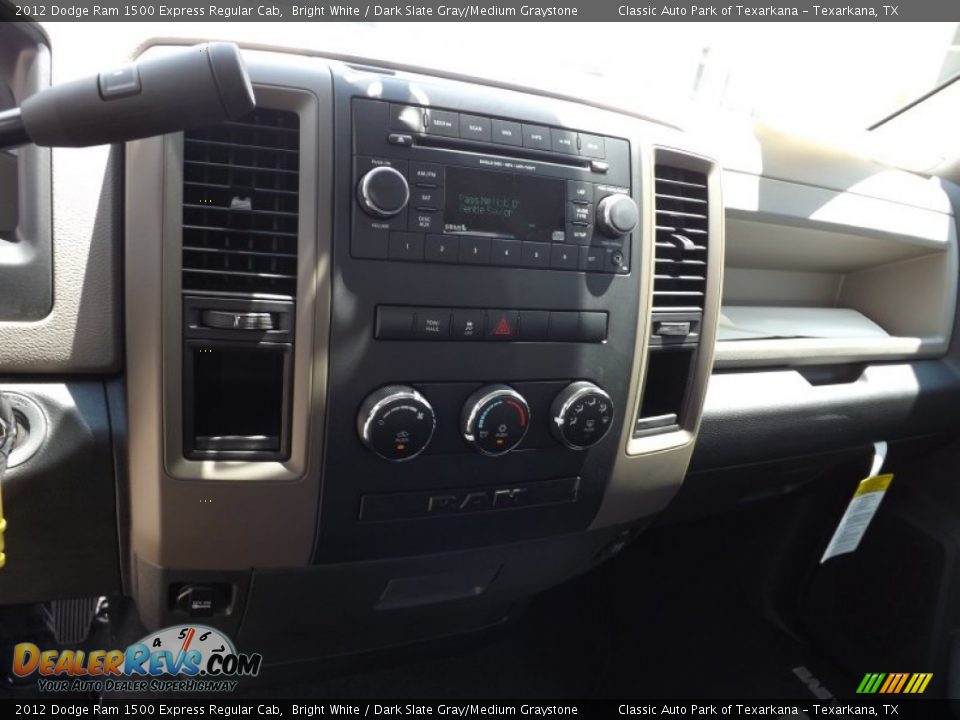 2012 Dodge Ram 1500 Express Regular Cab Bright White / Dark Slate Gray/Medium Graystone Photo #9