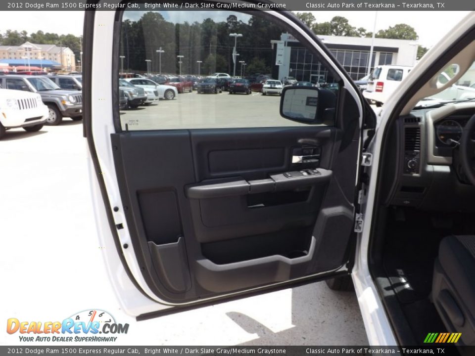 2012 Dodge Ram 1500 Express Regular Cab Bright White / Dark Slate Gray/Medium Graystone Photo #13