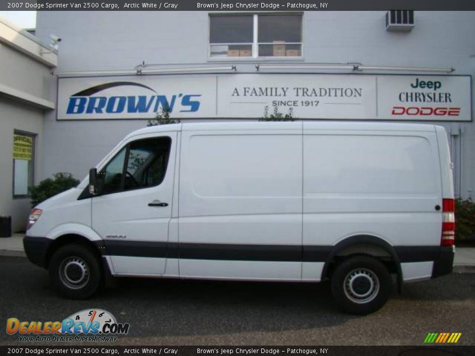 2007 Dodge Sprinter Van 2500 Cargo Arctic White / Gray Photo #1