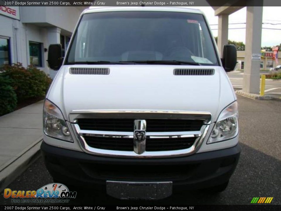 2007 Dodge Sprinter Van 2500 Cargo Arctic White / Gray Photo #2