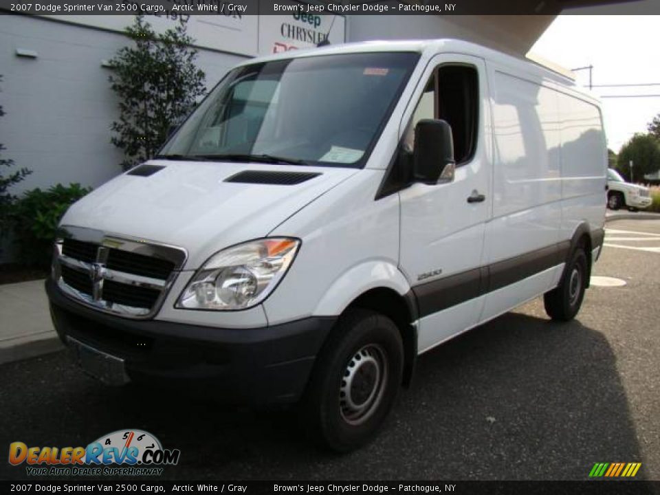 2007 Dodge Sprinter Van 2500 Cargo Arctic White / Gray Photo #3