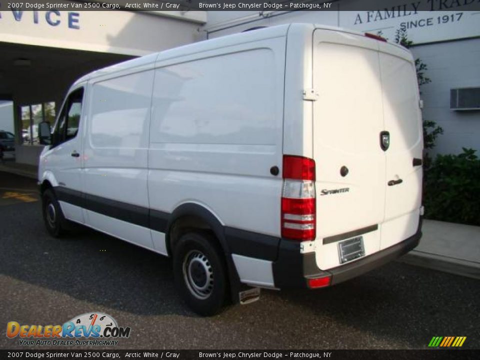2007 Dodge Sprinter Van 2500 Cargo Arctic White / Gray Photo #4