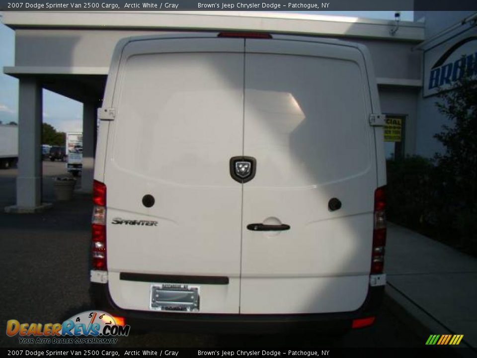 2007 Dodge Sprinter Van 2500 Cargo Arctic White / Gray Photo #5