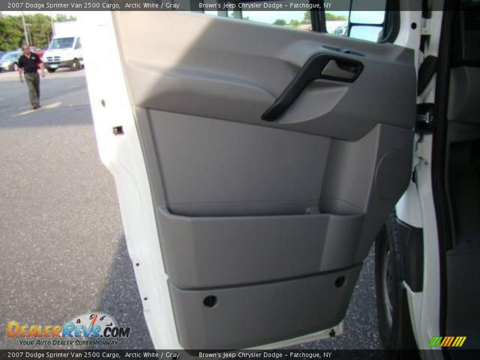 2007 Dodge Sprinter Van 2500 Cargo Arctic White / Gray Photo #7