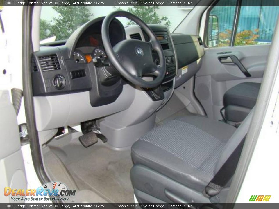 2007 Dodge Sprinter Van 2500 Cargo Arctic White / Gray Photo #8