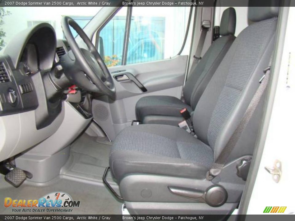 2007 Dodge Sprinter Van 2500 Cargo Arctic White / Gray Photo #9