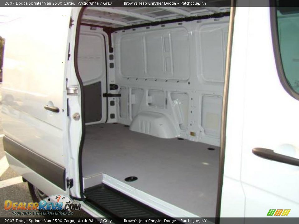 2007 Dodge Sprinter Van 2500 Cargo Arctic White / Gray Photo #14