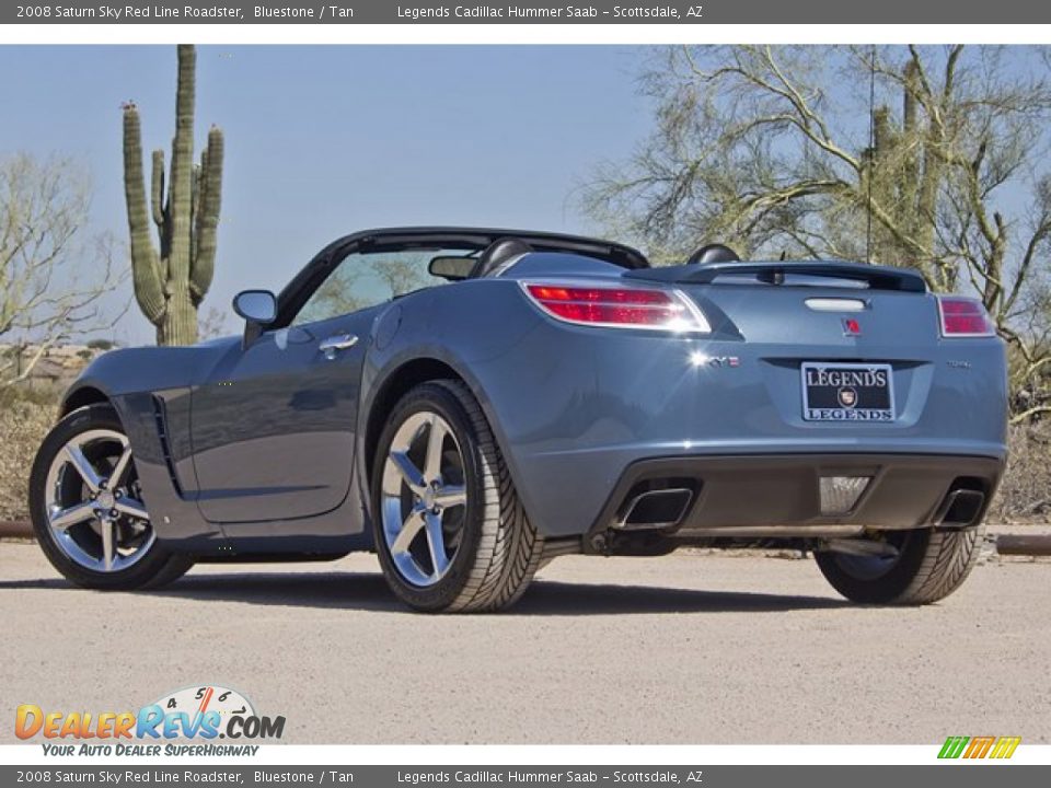 2008 Saturn Sky Red Line Roadster Bluestone / Tan Photo #11