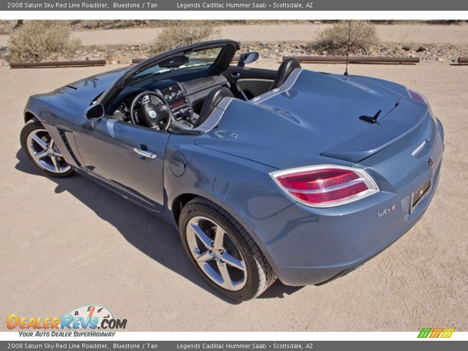 2008 Saturn Sky Red Line Roadster Bluestone / Tan Photo #12