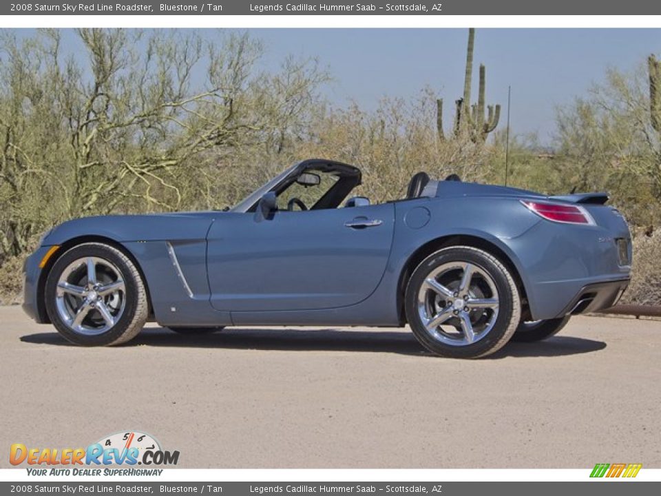 2008 Saturn Sky Red Line Roadster Bluestone / Tan Photo #13