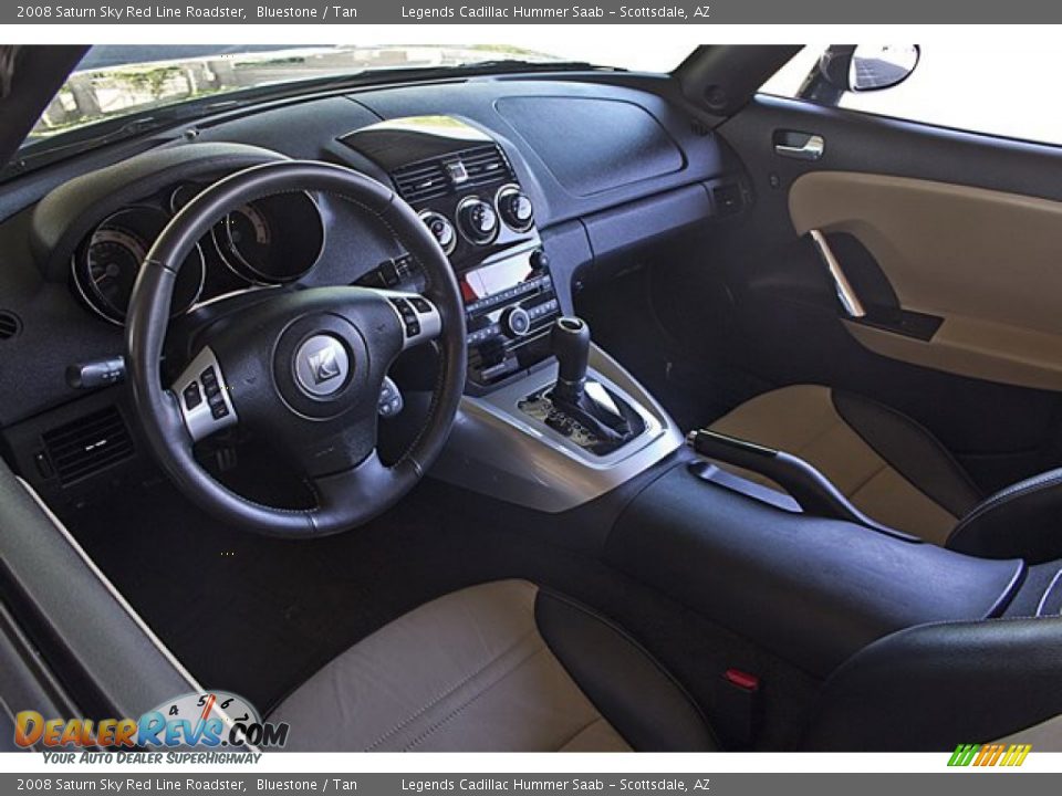 Tan Interior - 2008 Saturn Sky Red Line Roadster Photo #17