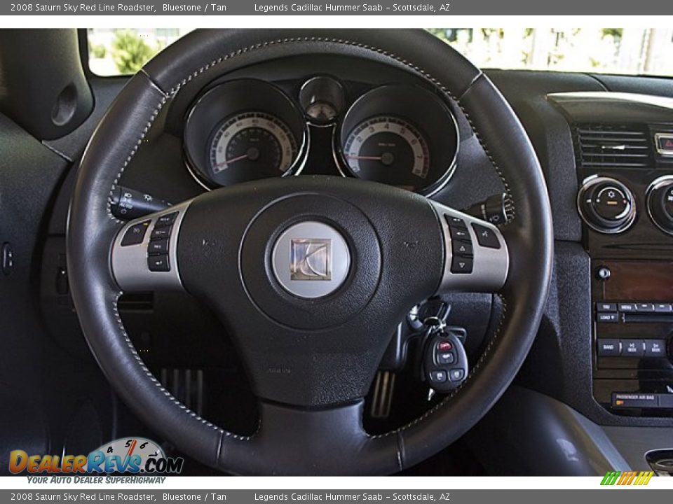 2008 Saturn Sky Red Line Roadster Steering Wheel Photo #18