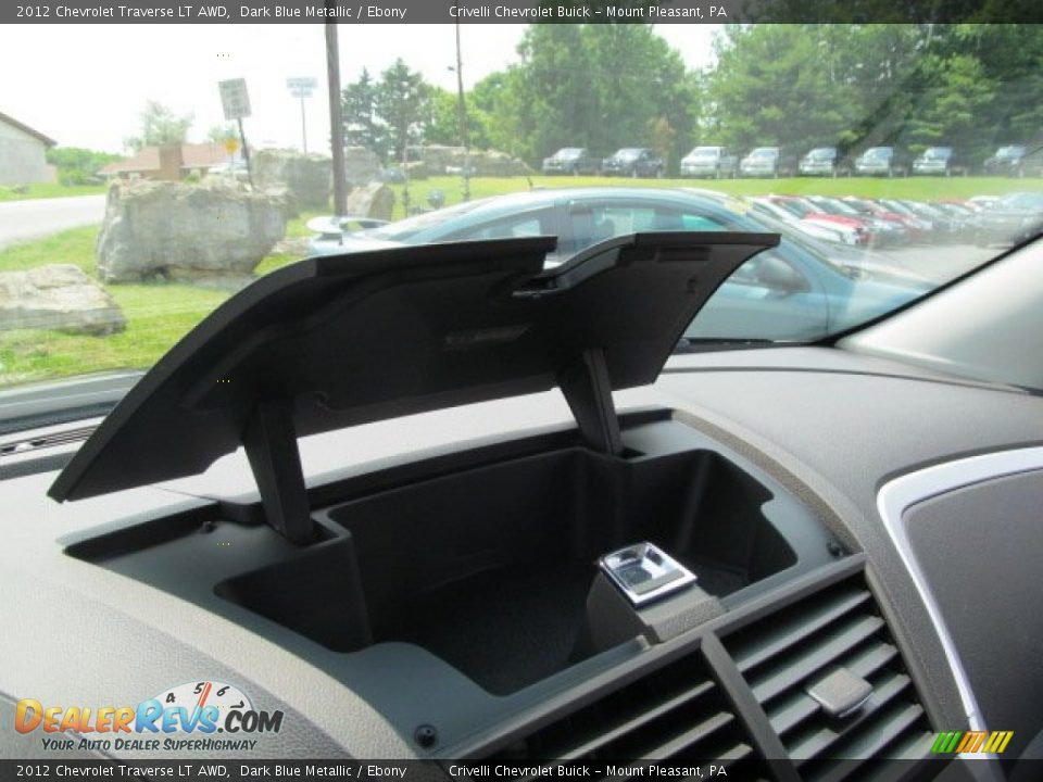2012 Chevrolet Traverse LT AWD Dark Blue Metallic / Ebony Photo #17