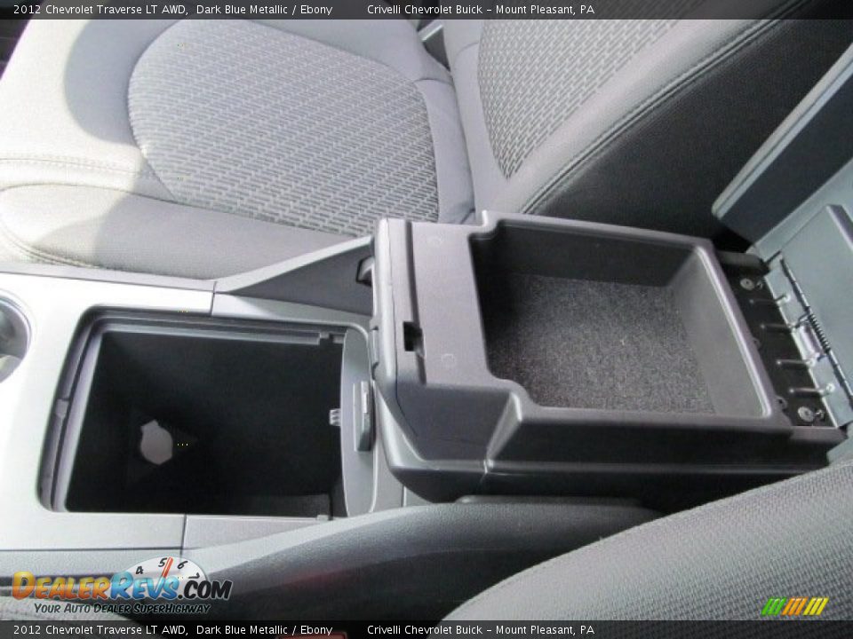 2012 Chevrolet Traverse LT AWD Dark Blue Metallic / Ebony Photo #18
