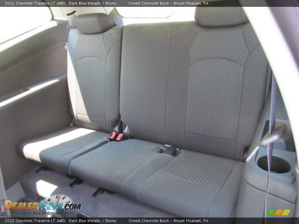 2012 Chevrolet Traverse LT AWD Dark Blue Metallic / Ebony Photo #22