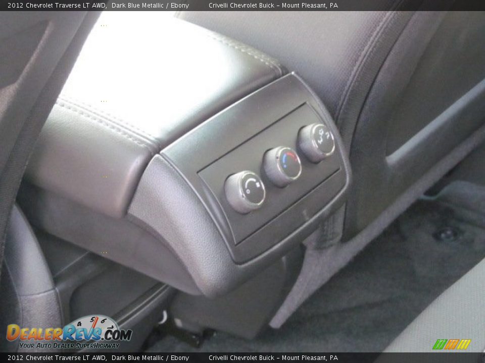 2012 Chevrolet Traverse LT AWD Dark Blue Metallic / Ebony Photo #24