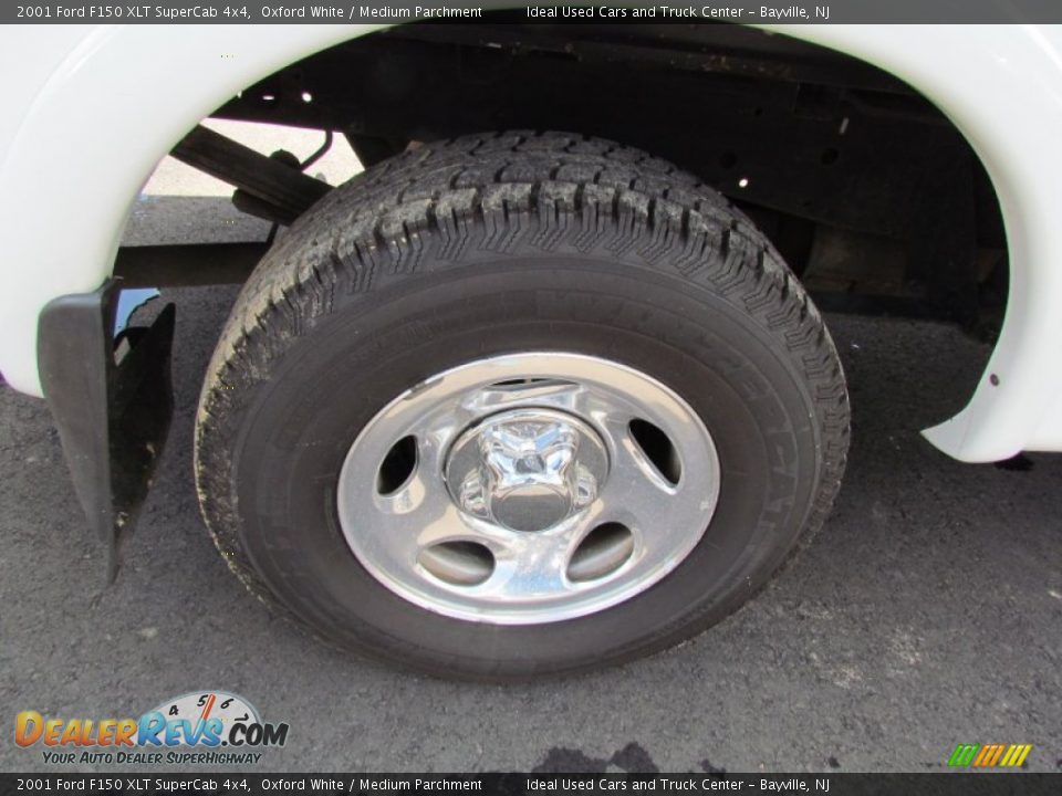 2001 Ford F150 XLT SuperCab 4x4 Oxford White / Medium Parchment Photo #6
