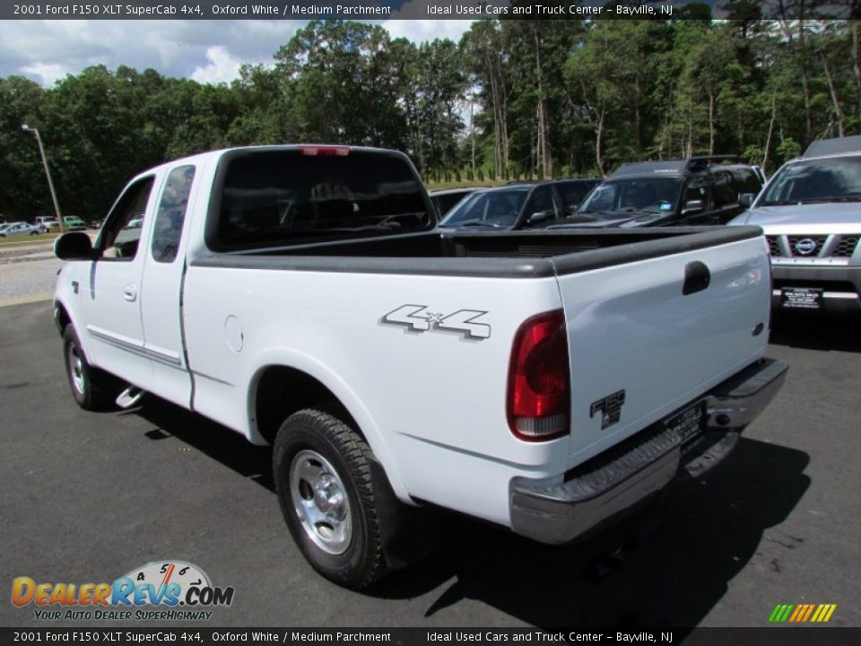 Oxford White 2001 Ford F150 XLT SuperCab 4x4 Photo #9