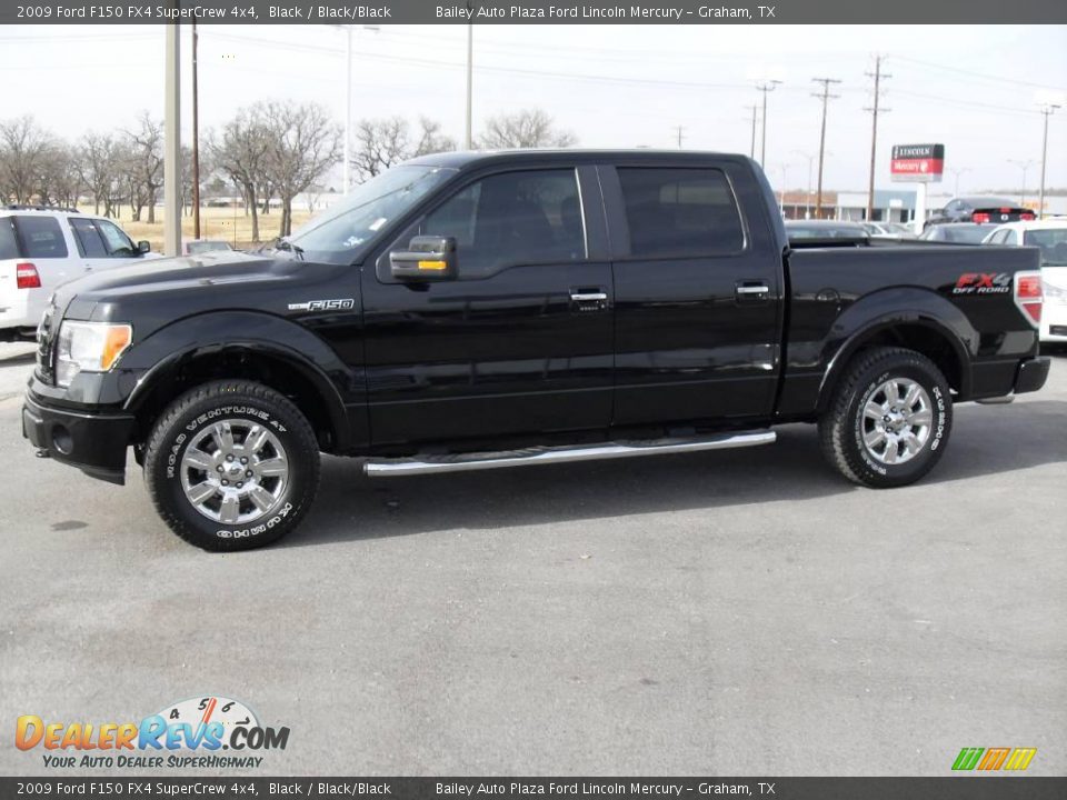 2009 Ford F150 FX4 SuperCrew 4x4 Black / Black/Black Photo #3