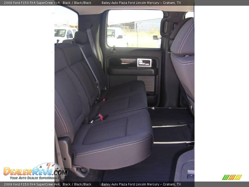 2009 Ford F150 FX4 SuperCrew 4x4 Black / Black/Black Photo #9