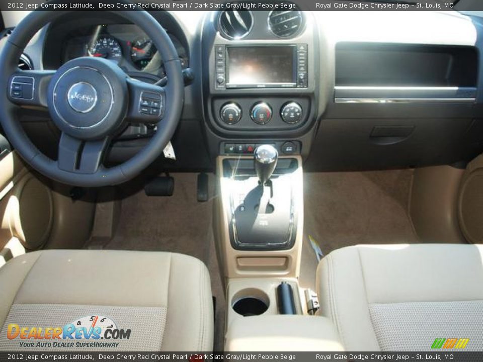 2012 Jeep Compass Latitude Deep Cherry Red Crystal Pearl / Dark Slate Gray/Light Pebble Beige Photo #5